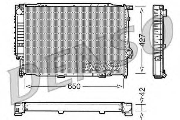 DENSO DRM05056 Радиатор, охлаждение двигателя