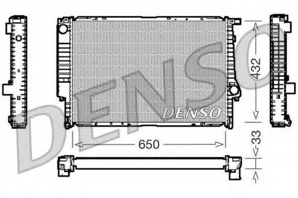 DENSO DRM05066 Радиатор, охлаждение двигателя