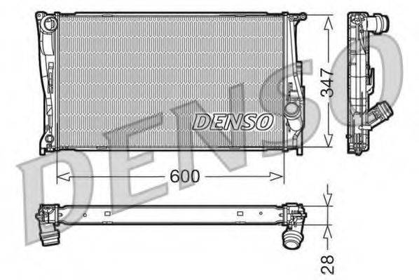 DENSO DRM05111 Радиатор, охлаждение двигателя