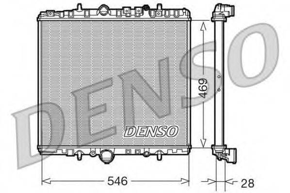 DENSO DRM07061 Радиатор, охлаждение двигателя