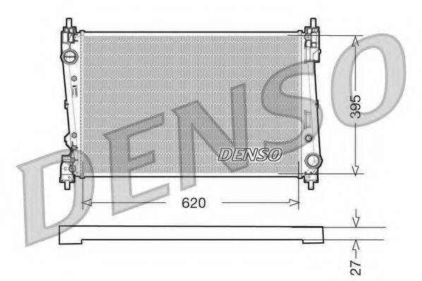 DENSO DRM09112 Радиатор, охлаждение двигателя