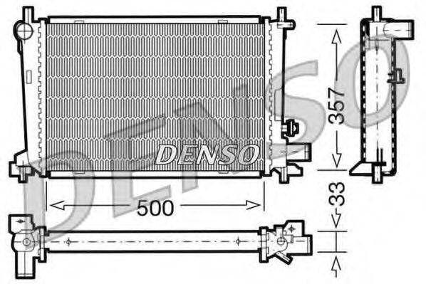DENSO DRM10039 Радиатор, охлаждение двигателя