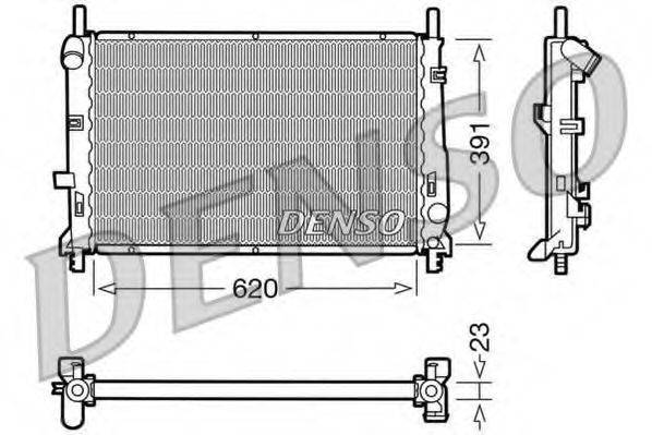 DENSO DRM10070 Радиатор, охлаждение двигателя