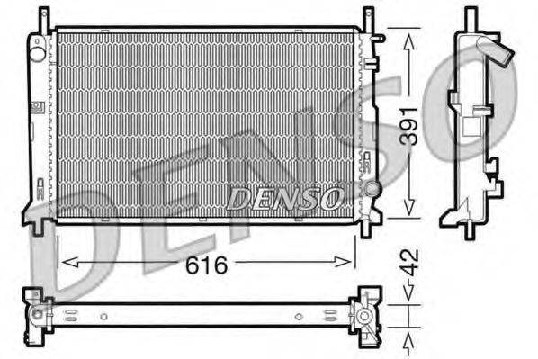 DENSO DRM10071 Радиатор, охлаждение двигателя