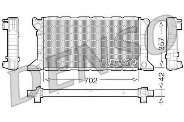 DENSO DRM10099 Радиатор, охлаждение двигателя