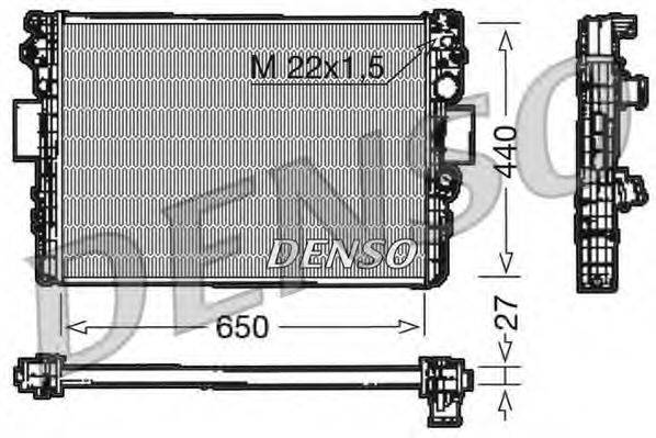 DENSO DRM12003 Радиатор, охлаждение двигателя