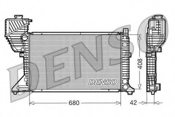 DENSO DRM17011 Радиатор, охлаждение двигателя