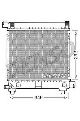 DENSO DRM17028 Радиатор, охлаждение двигателя