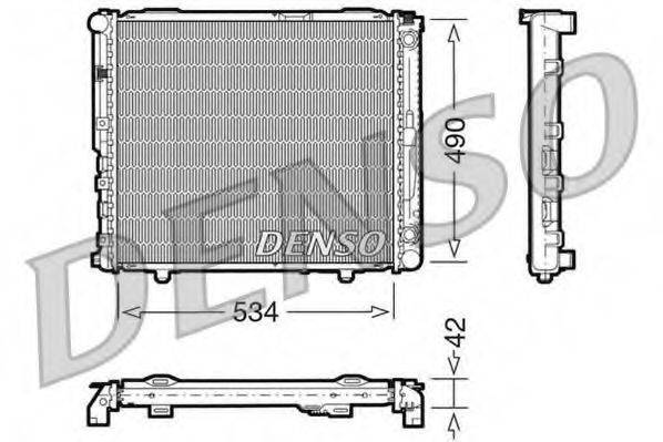 DENSO DRM17032 Радиатор, охлаждение двигателя