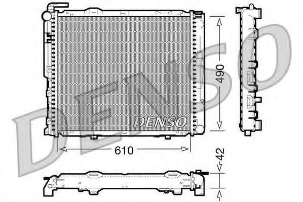 DENSO DRM17035 Радиатор, охлаждение двигателя