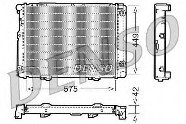 DENSO DRM17060 Радиатор, охлаждение двигателя