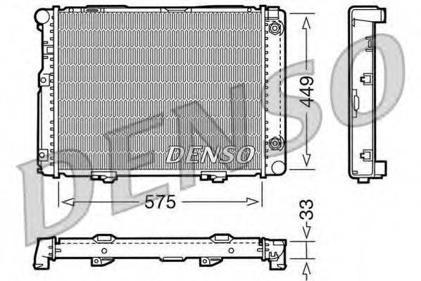 DENSO DRM17061 Радиатор, охлаждение двигателя