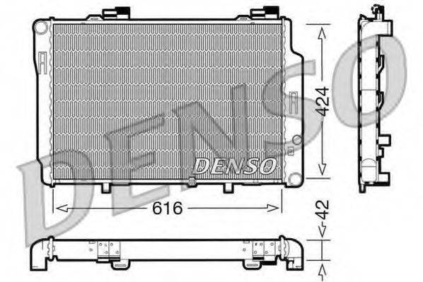 DENSO DRM17072 Радиатор, охлаждение двигателя