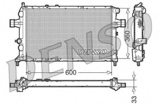 DENSO DRM20018 Радиатор, охлаждение двигателя