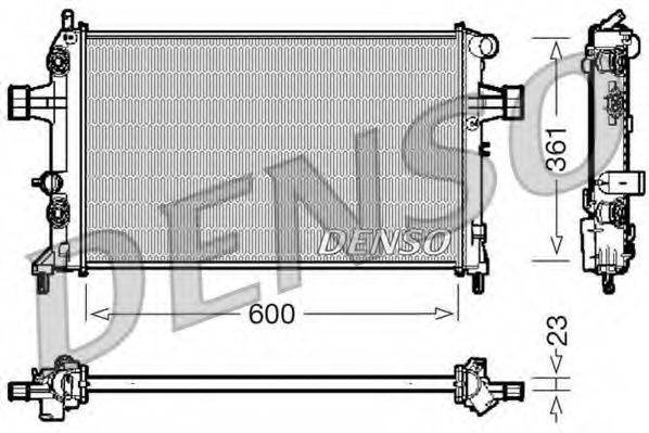 DENSO DRM20086 Радиатор, охлаждение двигателя