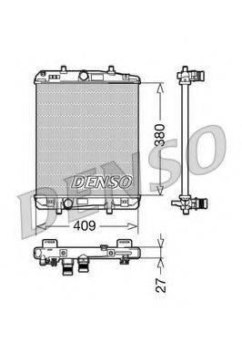 DENSO DRM21024 Радиатор, охлаждение двигателя