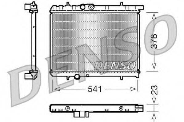 DENSO DRM21031 Радиатор, охлаждение двигателя