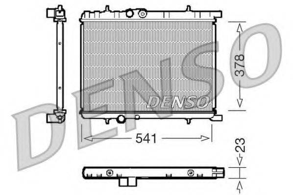 DENSO DRM21033 Радиатор, охлаждение двигателя