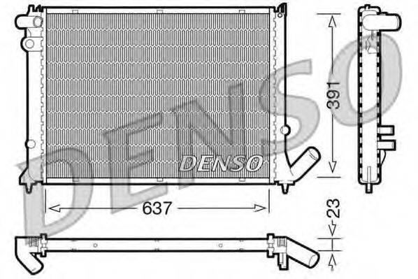 DENSO DRM21050 Радиатор, охлаждение двигателя