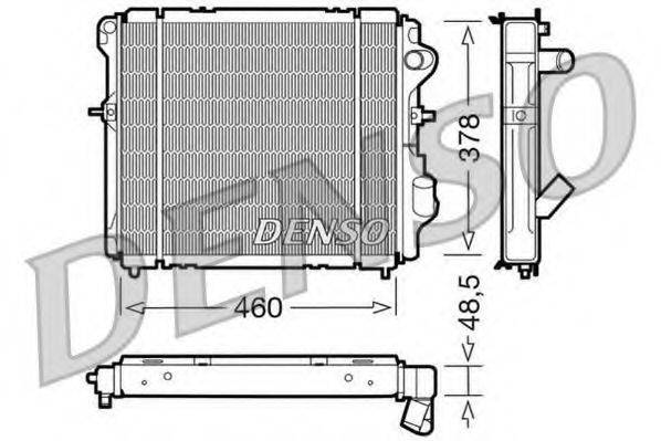 DENSO DRM23007 Радиатор, охлаждение двигателя