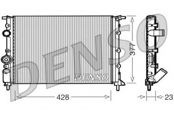 DENSO DRM23008 Радиатор, охлаждение двигателя