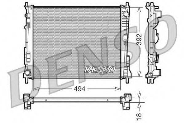 DENSO DRM23078 Радиатор, охлаждение двигателя