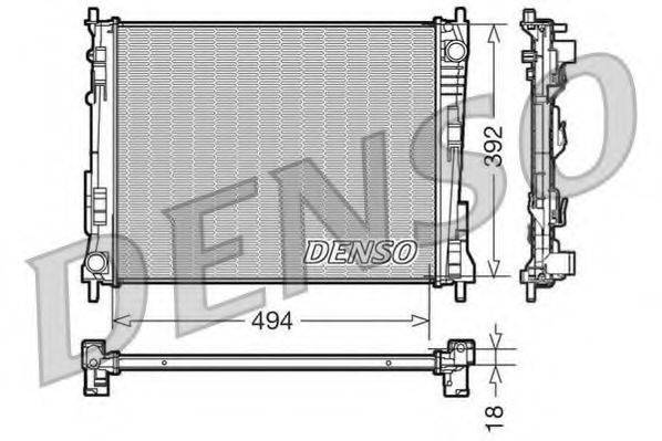 DENSO DRM23079 Радиатор, охлаждение двигателя