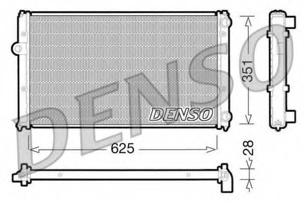 DENSO DRM26001 Радиатор, охлаждение двигателя