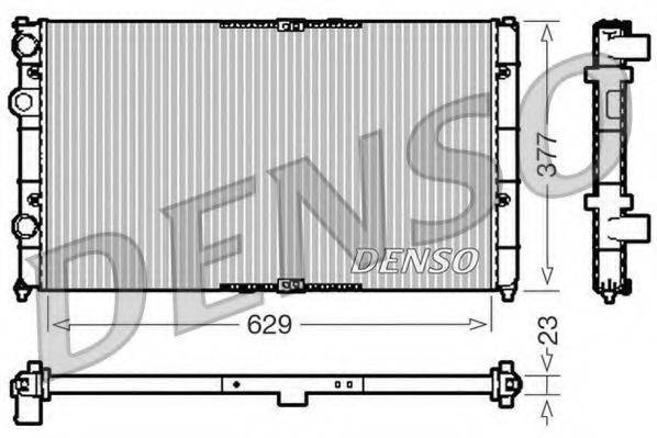 DENSO DRM26040 Радиатор, охлаждение двигателя