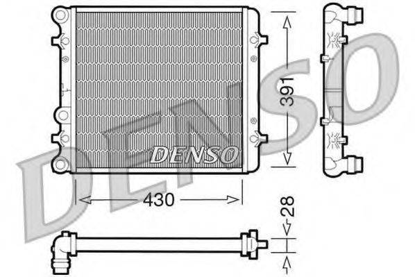 DENSO DRM32002 Радиатор, охлаждение двигателя