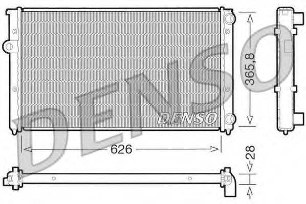 DENSO DRM32027 Радиатор, охлаждение двигателя