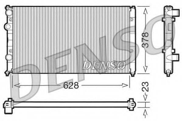 DENSO DRM32035 Радиатор, охлаждение двигателя