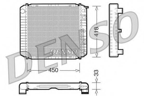 DENSO DRM33005 Радиатор, охлаждение двигателя