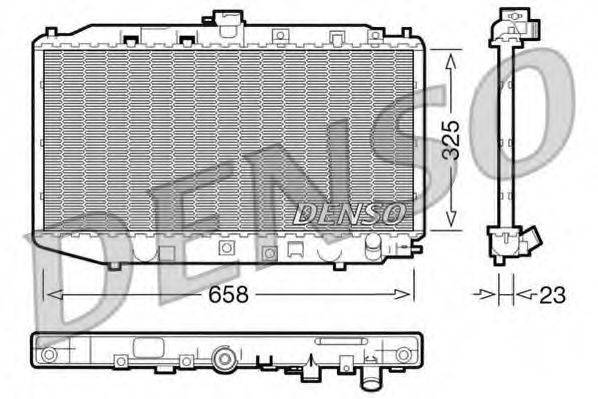 DENSO DRM40002 Радиатор, охлаждение двигателя