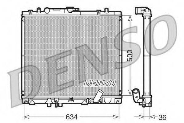 DENSO DRM45020 Радиатор, охлаждение двигателя