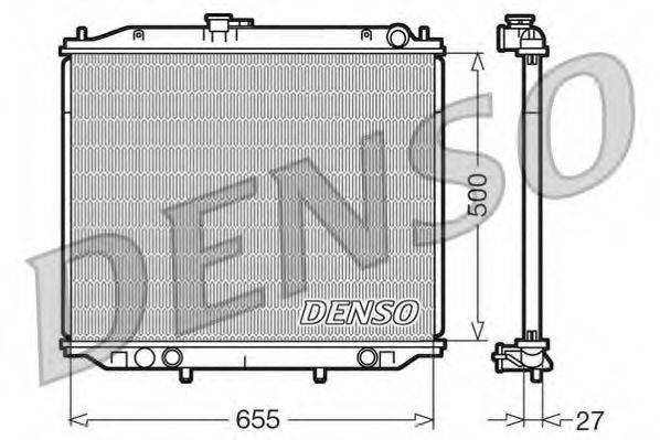 DENSO DRM46020 Радиатор, охлаждение двигателя