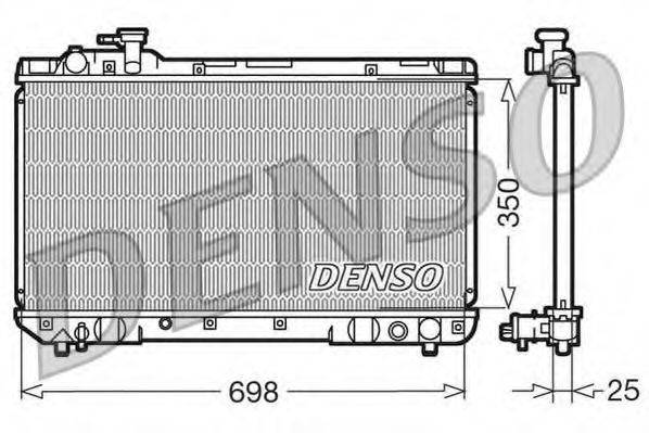 DENSO DRM50020 Радиатор, охлаждение двигателя
