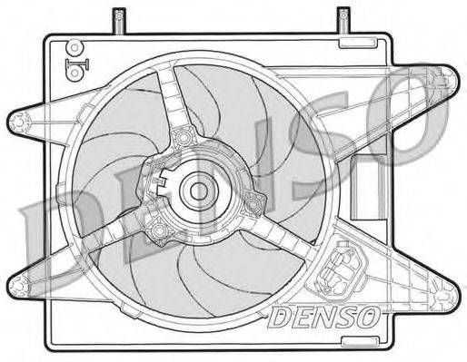 DENSO DER09001 Вентилятор, охлаждение двигателя