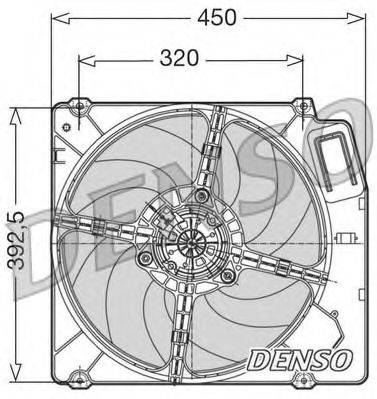 DENSO DER09028 Вентилятор, охлаждение двигателя