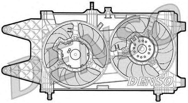 DENSO DER09037 Вентилятор, охлаждение двигателя