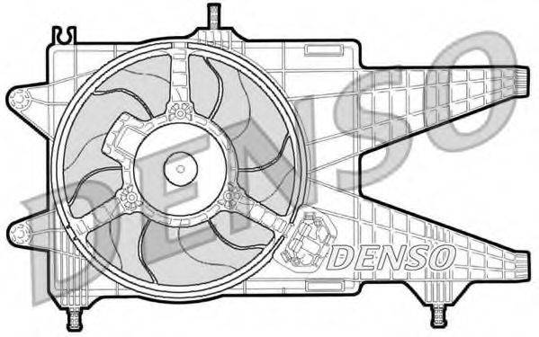 DENSO DER09038 Вентилятор, охлаждение двигателя