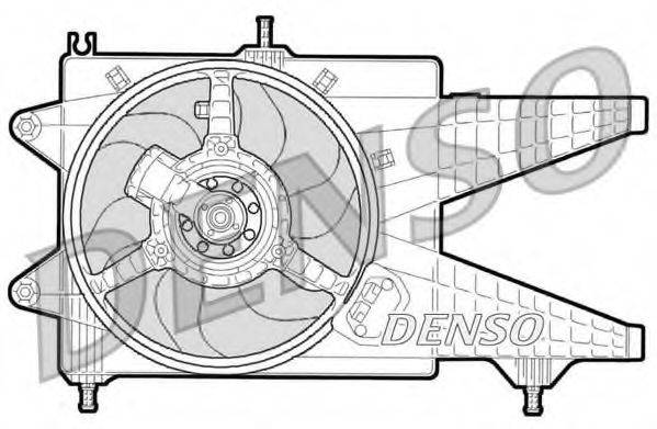 DENSO DER09041 Вентилятор, охлаждение двигателя