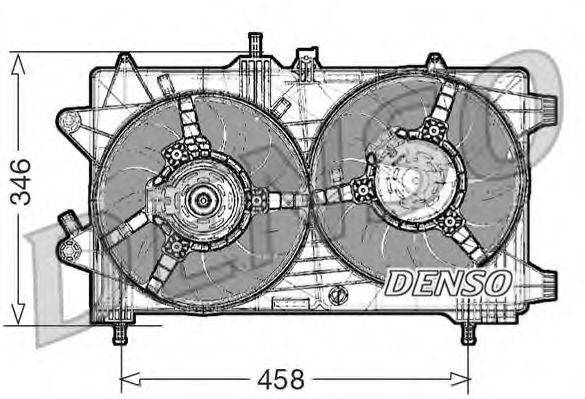 DENSO DER09044 Вентилятор, охлаждение двигателя