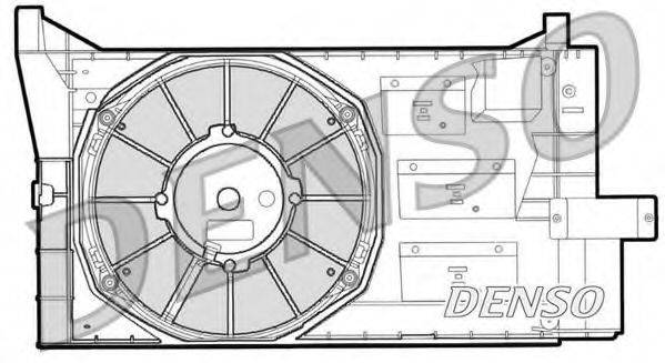 DENSO DER09050 Вентилятор, охлаждение двигателя