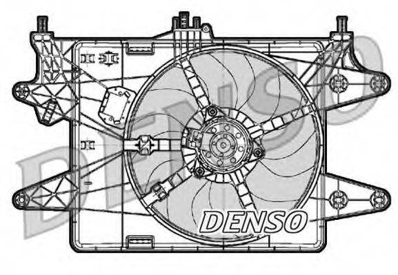 DENSO DER09083 Вентилятор, охлаждение двигателя