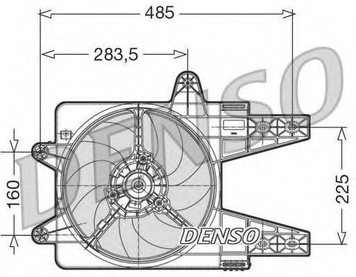DENSO DER13003 Вентилятор, охлаждение двигателя