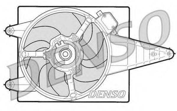 DENSO DER13204 Вентилятор, охлаждение двигателя