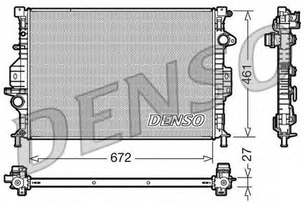 DENSO DRM10069 Радиатор, охлаждение двигателя