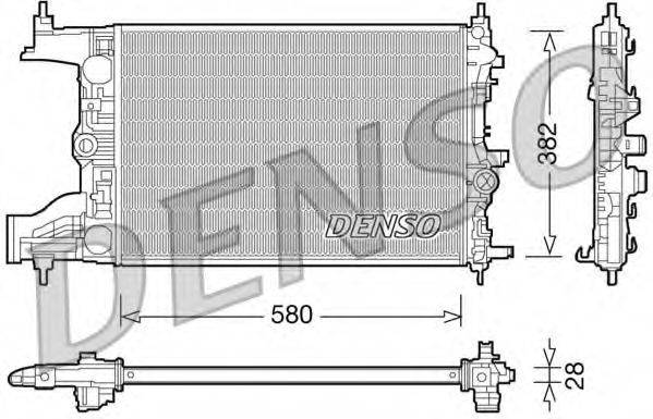 DENSO DRM20096 Радиатор, охлаждение двигателя