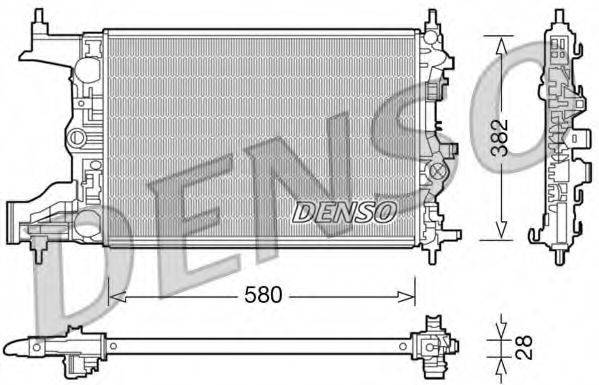 DENSO DRM20098 Радиатор, охлаждение двигателя